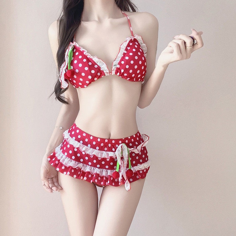 Women's 3-piece Bikini Red Pol - A Bathing Ape Camo 评论和价格