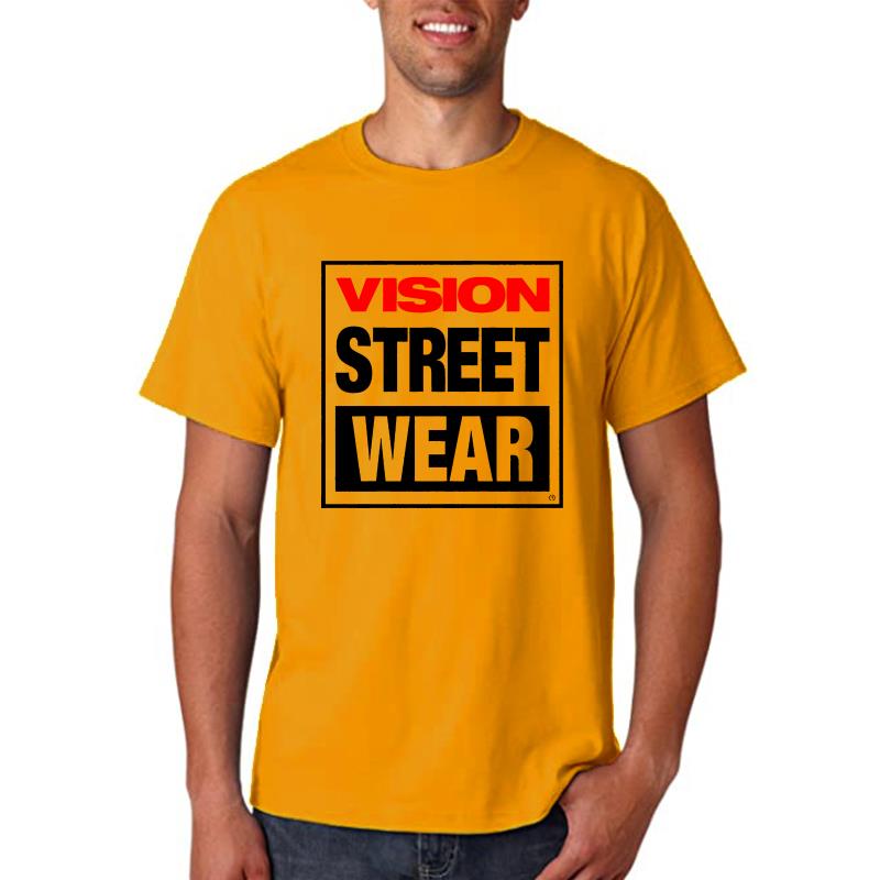 Vintage Skate T-Shirt Men's St - Vision Streetwear Brand 评论和价格