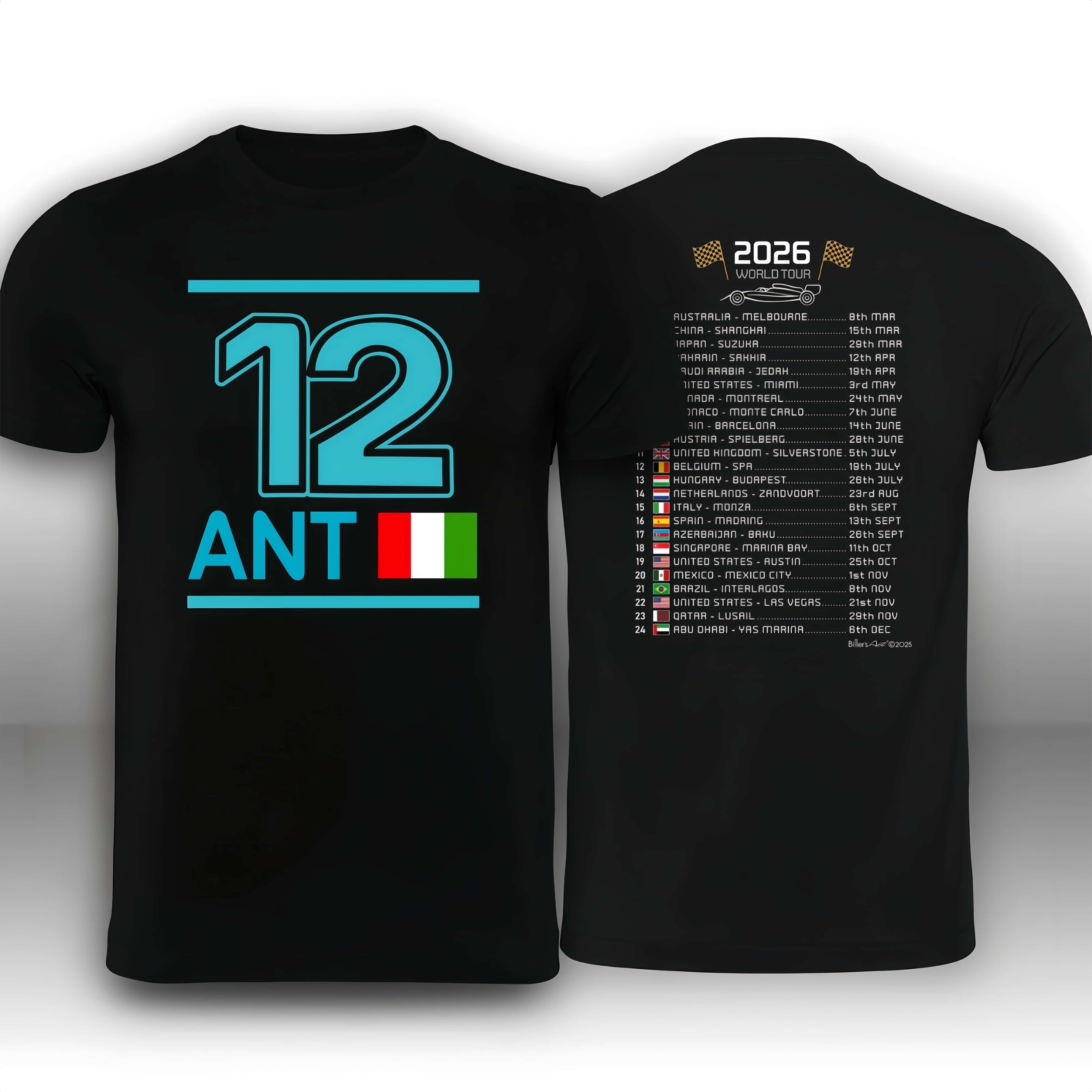Kimi Antonelli #12 Team Brand  - Streetwear Brands 2026 评论和价格