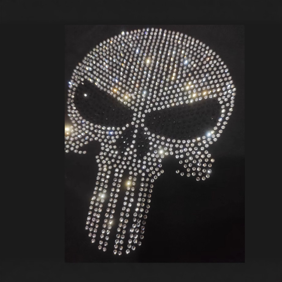 2025 New Skulls Rhinestones Sh - Streetwear Clothing Brand 评论和价格