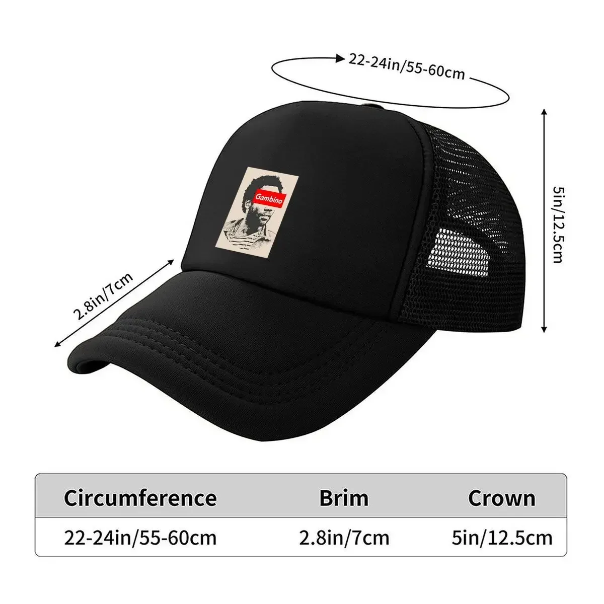 2026 “Gambino Portrait” - Stre - Cap Streetwear Brand 评论和价格